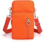 Small Crossbody Bag for Women - Mini Phone Purses with Crossbody Strap and Wallet - Nylon Arm Bag
