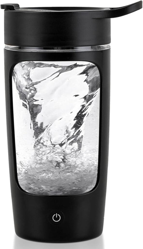 Electric Shaker Bottle, Made with  - BPA Free - Portable Mixer Cup/USB Rechargeable Shaker Cups for Protein Shakes and Meal Replacement Shakes, 22 oz