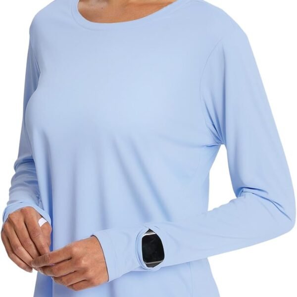 Women's Sun Shirts UPF 50+ UV Protection Long Sleeve Rash  Lightweight Quick Dry SPF Hiking Tops