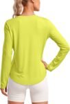 Lightweight Long Sleeve Workout Shirts for Women Gym Running Fall Tshirts High Neck Athletic Training Tops